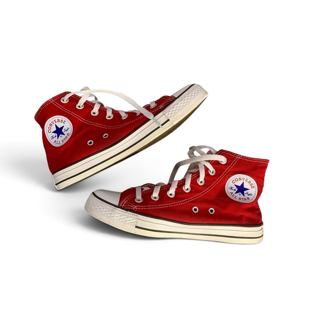 Converse Chuck Taylor All Star High Top Red Sneakers Men's Size 7 Women's Size 7